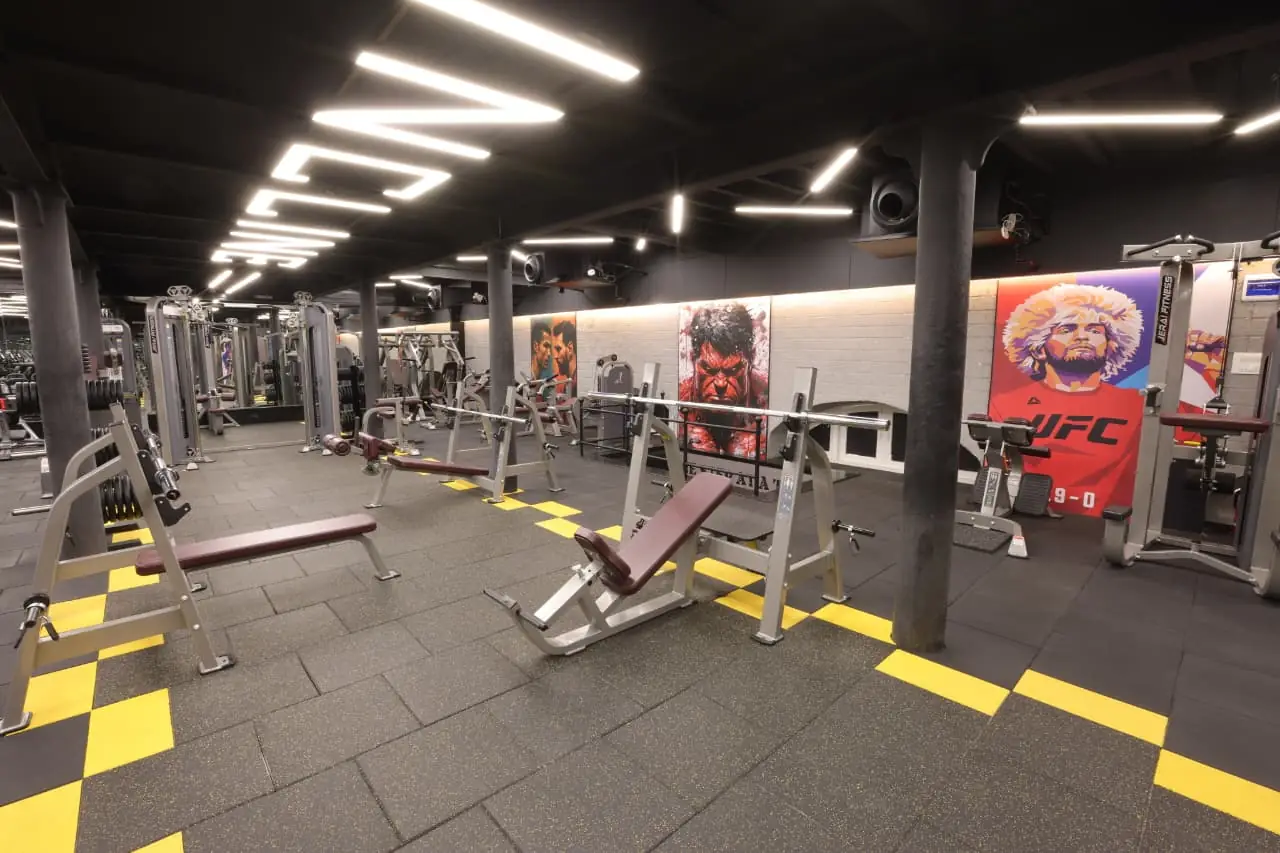 Strength training zone at Incline Fitness, Mazgaon
